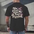 You Can't Scare Me I Teach Preschool Teacher Halloween Witch Men's Back Print T-Shirt, gift for family, gift for coworker