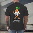Carrate Karate Carrot Student Teacher Trainee Trainor Men's Back Print T-Shirt, gift for family, gift for coworker