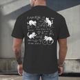 Cats And Math Lover Cat Lover Science Teacher Student Men's Back Print T-Shirt, gift for family, gift for coworker