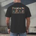 Changing The World Science Of Reading Women Men -Adults Dyslexia Teacher Men's Back Print T-Shirt, gift for family, gift for coworker