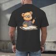 Classroom Fun With Teddy Bear Teacher Men's Back Print T-Shirt, gift for family, gift for coworker Classroom Fun With Teddy Bear Teacher Men's Back Print T-Shirt, gift for family, gift for coworker