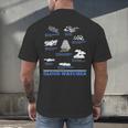 Cloud Watcher Cloud Types Science Student Teacher Cute Faces Men's Back Print T-Shirt, gift for family, gift for coworker