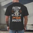 Creepin It Real With My 2nd Grade Monsters Halloween Teacher For Men Women Kids Men's Back Print T-Shirt, gift for family, gift for coworker Creepin It Real With My 2nd Grade Monsters Halloween Teacher For Men Women Kids Men's Back Print T-Shirt, gift for family, gift for coworker