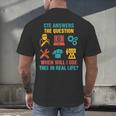 CTE Teacher CTE Crew When Will I Use This In Real Life Men's Back Print T-Shirt, gift for family, gift for coworker