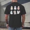 Cute Boo Ghost Reading Books Halloween Librarian Teacher Kid Men's Back Print T-Shirt, gift for family, gift for coworker Cute Boo Ghost Reading Books Halloween Librarian Teacher Kid Men's Back Print T-Shirt, gift for family, gift for coworker