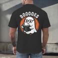 Cute Ghost Book Reading Books Lover Retro Halloween Teacher Men's Back Print T-Shirt, gift for family, gift for coworker Cute Ghost Book Reading Books Lover Retro Halloween Teacher Men's Back Print T-Shirt, gift for family, gift for coworker