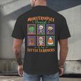 Cute Halloween Teacher Men's Back Print T-Shirt, gift for family, gift for coworker