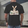 Cute Reading Bunny Glasses Books Bookworm Reader Teacher Men's Back Print T-Shirt, gift for family, gift for coworker Cute Reading Bunny Glasses Books Bookworm Reader Teacher Men's Back Print T-Shirt, gift for family, gift for coworker