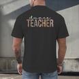 Dance Teacher Leopard Appreciation For Women For Work Men's Back Print T-Shirt, gift for family, gift for coworker Dance Teacher Leopard Appreciation For Women For Work Men's Back Print T-Shirt, gift for family, gift for coworker