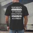 Dear Parents Your Expectations Of Teachers Should Match Men Women Men's Back Print T-Shirt, gift for family, gift for coworker Dear Parents Your Expectations Of Teachers Should Match Men Women Men's Back Print T-Shirt, gift for family, gift for coworker