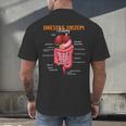 Digestive System Anatomy Anatomical Biology Teacher Men's Back Print T-Shirt, gift for family, gift for coworker