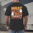 What Are We Doing Today Halloween PE Spooky Teacher Men's Back Print T-Shirt, gift for family, gift for coworker