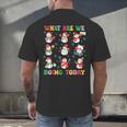What Are We Doing Today PE Teacher Snowman Christmas Men's Back Print T-Shirt, gift for family, gift for coworker