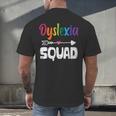 Dyslexia Awareness Month Dyslexia Teacher Therapist Men's Back Print T-Shirt, gift for family, gift for coworker Dyslexia Awareness Month Dyslexia Teacher Therapist Men's Back Print T-Shirt, gift for family, gift for coworker