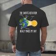 Earth Rotation Earth Day Science Teacher Kids Women Men's Back Print T-Shirt, gift for family, gift for coworker Earth Rotation Earth Day Science Teacher Kids Women Men's Back Print T-Shirt, gift for family, gift for coworker