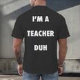Easy Halloween Teacher Costume Shirt For Men Women Kids Men's Back Print T-Shirt, gift for family, gift for coworker Easy Halloween Teacher Costume Shirt For Men Women Kids Men's Back Print T-Shirt, gift for family, gift for coworker