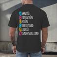 Educar Bilingual Spanish Teacher Men's Back Print T-Shirt, gift for family, gift for coworker Educar Bilingual Spanish Teacher Men's Back Print T-Shirt, gift for family, gift for coworker