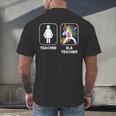 ELA Teacher Dabbing Unicorn Teacher Women Men's Back Print T-Shirt, gift for family, gift for coworker ELA Teacher Dabbing Unicorn Teacher Women Men's Back Print T-Shirt, gift for family, gift for coworker