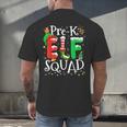 Elf Squad Pre-k Teacher Christmas Child Xmas Men's Back Print T-Shirt, gift for family, gift for coworker