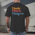 English Teacher Their There Theyre Grammar Men Women Men's Back Print T-Shirt, gift for family, gift for coworker English Teacher Their There Theyre Grammar Men Women Men's Back Print T-Shirt, gift for family, gift for coworker