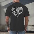 ESL Teacher ESOL Student Cute Heart Shape English Teacher Men's Back Print T-Shirt, gift for family, gift for coworker ESL Teacher ESOL Student Cute Heart Shape English Teacher Men's Back Print T-Shirt, gift for family, gift for coworker