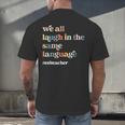 ESL Teacher ESOL Student Cute Retro Back To School First Day Men's Back Print T-Shirt, gift for family, gift for coworker ESL Teacher ESOL Student Cute Retro Back To School First Day Men's Back Print T-Shirt, gift for family, gift for coworker