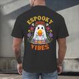 Espooky Vibes Spanish Mexican Halloween Ghost Teachers Men's Back Print T-Shirt, gift for family, gift for coworker Espooky Vibes Spanish Mexican Halloween Ghost Teachers Men's Back Print T-Shirt, gift for family, gift for coworker