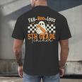 Fab Boo Lous 5th Grade Teacher Retro Ghost Spooky Halloween Men's Back Print T-Shirt, gift for family, gift for coworker Fab Boo Lous 5th Grade Teacher Retro Ghost Spooky Halloween Men's Back Print T-Shirt, gift for family, gift for coworker