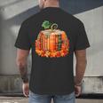 Fall Book Autumn Reading Teacher Halloween Pumpkin Season Men's Back Print T-Shirt, gift for family, gift for coworker Fall Book Autumn Reading Teacher Halloween Pumpkin Season Men's Back Print T-Shirt, gift for family, gift for coworker