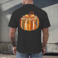 Fall Book Halloween Costume Autumn Pumpkin Teacher Kids Men's Back Print T-Shirt, gift for family, gift for coworker