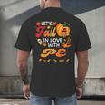 Lets Fall In Love With PE Teacher Thanksgiving Men's Back Print T-Shirt, gift for family, gift for coworker Lets Fall In Love With PE Teacher Thanksgiving Men's Back Print T-Shirt, gift for family, gift for coworker