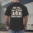 Are You Fall O Ween Directions Halloween Teacher Ghosts Men's Back Print T-Shirt, gift for family, gift for coworker Are You Fall O Ween Directions Halloween Teacher Ghosts Men's Back Print T-Shirt, gift for family, gift for coworker