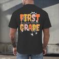First Grade Dream Retro Team Fall Halloween Spooky Teachers Men's Back Print T-Shirt, gift for family, gift for coworker First Grade Dream Retro Team Fall Halloween Spooky Teachers Men's Back Print T-Shirt, gift for family, gift for coworker