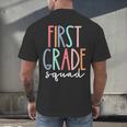First Grade Squad 1st Grade Teacher Crew Back To School Team Men's Back Print T-Shirt, gift for family, gift for coworker First Grade Squad 1st Grade Teacher Crew Back To School Team Men's Back Print T-Shirt, gift for family, gift for coworker