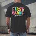 First Grade Team Teacher Back To School 1st Grade Squad Kids Men's Back Print T-Shirt, gift for family, gift for coworker