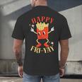 Fun Teacher Happy Fri Yay French Fries Friday Lovers Men's Back Print T-Shirt, gift for family, gift for coworker Fun Teacher Happy Fri Yay French Fries Friday Lovers Men's Back Print T-Shirt, gift for family, gift for coworker