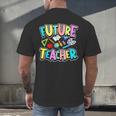 Future Teacher Kid's Career Men's Back Print T-Shirt, gift for family, gift for coworker Future Teacher Kid's Career Men's Back Print T-Shirt, gift for family, gift for coworker
