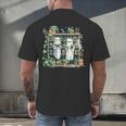 Ghost Plant Library Halloween Reading Books Teacher Vintage Men's Back Print T-Shirt, gift for family, gift for coworker