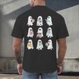 Ghost Reading Books Spooky Librarian Teacher Women Men's Back Print T-Shirt, gift for family, gift for coworker Ghost Reading Books Spooky Librarian Teacher Women Men's Back Print T-Shirt, gift for family, gift for coworker