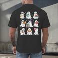 Ghost Reading Teacher Halloween Costume Librarian Book Lover Men's Back Print T-Shirt, gift for family, gift for coworker Ghost Reading Teacher Halloween Costume Librarian Book Lover Men's Back Print T-Shirt, gift for family, gift for coworker