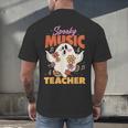 Groovy Faboolous Spooky Music Teacher Halloween Men Women Men's Back Print T-Shirt, gift for family, gift for coworker Groovy Faboolous Spooky Music Teacher Halloween Men Women Men's Back Print T-Shirt, gift for family, gift for coworker