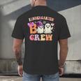 Groovy Kindergarten Boo Crew Kinder Halloween Teacher Kids Men's Back Print T-Shirt, gift for family, gift for coworker