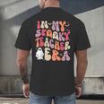 Groovy In My Spooky Teacher Era Halloween Party Boo Men's Back Print T-Shirt, gift for family, gift for coworker