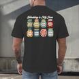 Groovy Teaching Is My Jam Teacher Appreciation Men's Back Print T-Shirt, gift for family, gift for coworker