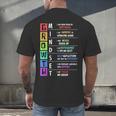 Growth Mindset Positive Motivational Classroom Teacher Learn Men's Back Print T-Shirt, gift for family, gift for coworker