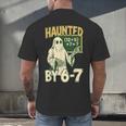 Halloween Costume Haunted By 67 Ghost Math Teacher Professor Men's Back Print T-Shirt, gift for family, gift for coworker