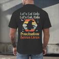 Halloween Lets Eat Kids English Teacher Costume Women Men's Back Print T-Shirt, gift for family, gift for coworker