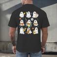 Halloween Ghost Music Teacher Playing Instruments Men's Back Print T-Shirt, gift for family, gift for coworker Halloween Ghost Music Teacher Playing Instruments Men's Back Print T-Shirt, gift for family, gift for coworker