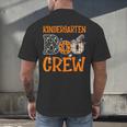 Halloween Kindergarten Boo Crew Kinder Teacher Student Men's Back Print T-Shirt, gift for family, gift for coworker Halloween Kindergarten Boo Crew Kinder Teacher Student Men's Back Print T-Shirt, gift for family, gift for coworker