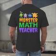 Halloween Monster Math Teacher Men Women Men's Back Print T-Shirt, gift for family, gift for coworker Halloween Monster Math Teacher Men Women Men's Back Print T-Shirt, gift for family, gift for coworker